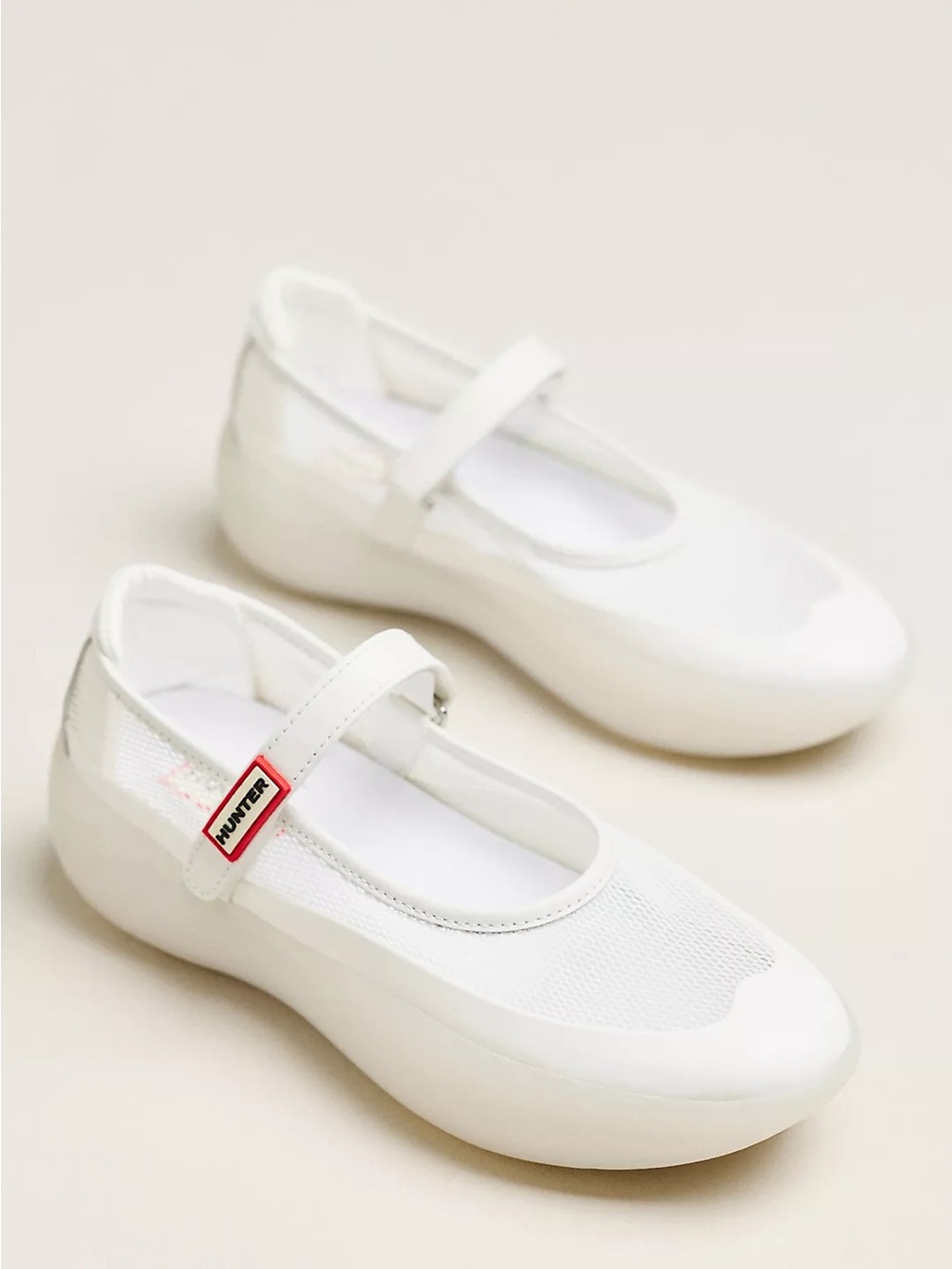 Hunter Boots Mire Mary Jane Sneaker Flats White Free People Size 6 7 8 9 10 11 - Picture 5 of 14
